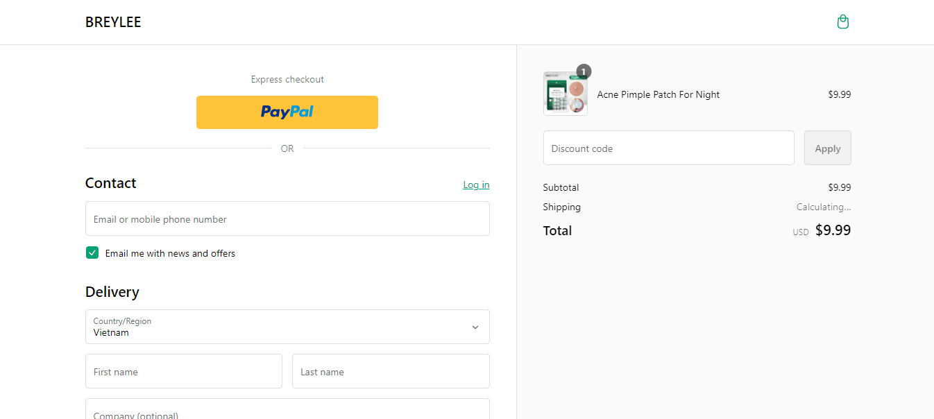 How to apply Breylee coupon code